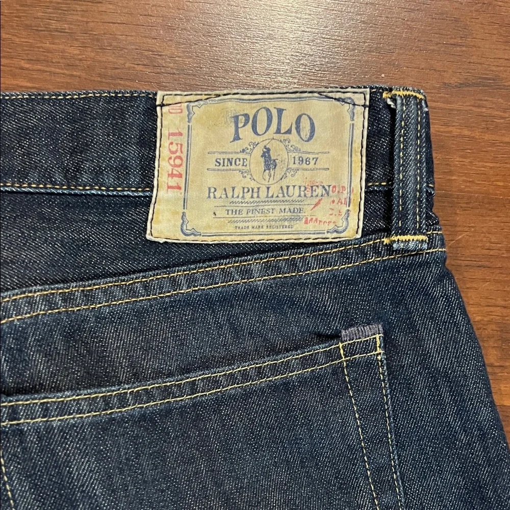 Vintage Y2K Polo Ralph Lauren Dark Blue Straight Jeans